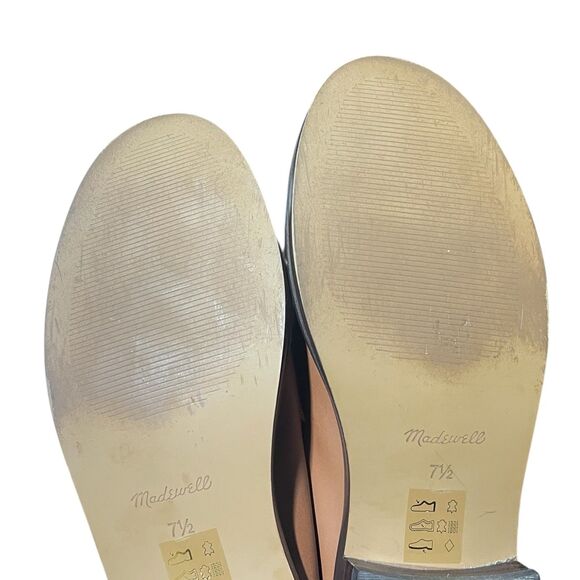Madewell Sz 7.5 The Vernon Penny Loafer in Dried Maple Tan Preppy Slip On Office - Picture 9 of 9